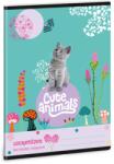 Ars Una Ars Una: Animale drăguțe - Caiet de teme pentru pisicuțe, 38 de pagini, format A5 (50843688)
