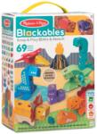 Melissa & Doug Melissa & Dough Blockables Dinosauri Constructor 69 bucăți (6076905)