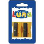 Luna Ascuțitoare plastic culoarea galbenă 2 bucăți (000601831)