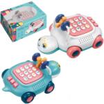 Luna Telefon muzical și luminos pentru bebeluși, cu broască țestoasă, în două variante, 20 cm (000622381)