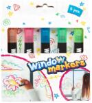 Magic Toys Set de 5 markere pentru geamuri (47111A)