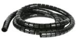 Elematic Organizator Spiralat Cabluri ELEMATIC SP 12N Negru 25m (SP 12N)