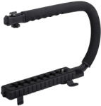 Caruba Maner Caruba Action Grip XL pentru camere pana la 17cm, cu cold shoe