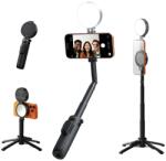 Ulanzi Selfie Stick Ulanzi MT40 mini cu lampa LED si telecomanda