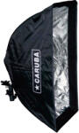 Caruba Softbox Caruba Speed 25x60cm pentru blitz, cu suport hot shoe