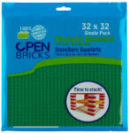 Open Brick Source Jucarie - Seturi de constructie - Placa verde 32x32 (OB-P32GR1) - delphionline