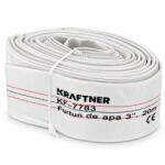 KRAFTNER Furtun de apa 3", 20 m, pentru motopompe si pompe de apa, KRAFTNER KF-7783 (KF-7783)