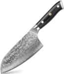 HARAHU Cuțit de bucătărie Damasc KX-42116 - Butcher / Negru KP42116