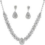 HARAHU Set LM-42120 - Cristal / Argintiu KP42120