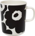 Marimekko Cană Unikko 250 ml, negru-alb (070741)