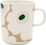 Marimekko Cană Unikko 250 ml, alb-nisipiu (075868)