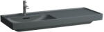 Laufen Meda 120x46 cm right matt graphite (H8171107581041)