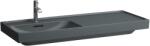 Laufen Meda 120x46 cm right matt graphite (H8171107581091)