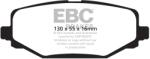 EBC Brakes Set Placute Frana, Frana Disc Puntea Spate Dp61889 Chrysler Voyager V (DP61889)