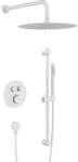 Armatura Moza White set de duș ascuns cu termostat cu duș de ploaie alb 5739-330-44 (573933044)