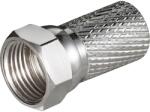 Goobay 51864 Type-F Antenna csatlakozó 7mm - Ezüst (51864)