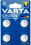 VARTA CR2025 Lithium Gombelem (4db / csomag) (06025101404)