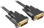 Sharkoon 3m DVI-D to DVI-D (18+1) DVI kábel Fekete (4044951009091) - xupe