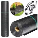 LEAN TOYS Agroszövet LEAN, 1, 6m x 50m, UV védelem 3%, 50 db rögzítő (25846-0)