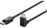 Goobay DisplayPort 2.1 Kabel Vinklet nedad 8K 144Hz 1 m (RB77056)
