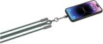 SKROSS USB-C Crossbody gyorstöltő kábel 60W Fekete 60cm 22001 (22001)