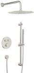 Armatura Moza Brushed Nickel set de duș ascuns cu termostat cu duș de ploaie || 5739-330-21 (573933021)