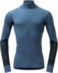 Devold Wool Mesh 190 Zip Neck Man férfi funkcionális póló L / kék