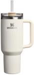 STANLEY Quencher H2.0 bordázott 1, 18 literes termosz, 90%-ban újrahasznosított rozsdamentes acél, fényes krémszínű, 3, 86x5, 28x12, 3 hüvelyk (012064)