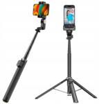 Aochuan Gimbal M3 Pro, egytengelyes stabilizátor, LED lámpa, fekete, szett monopodtal és távirányítóval (1010100331)