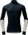 Devold Wool Mesh 190 Zip Neck Man férfi funkcionális póló M / fehér/fekete