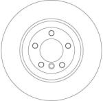 TRW Disc Frana Df4389S Bmw 7 (DF4389S)