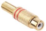 Lechpol Mufa RCA Lechpol GNI0069B | Mama, Metal, Auriu, Rosu (GNI0069B)