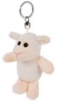 Teddies Oaie plușată breloc albă (TD00010188)