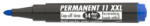 ICO Permanent 11 XXL alkoholos marker, 1-3 mm, kúpos, kék (TICP11XK)