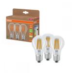 OSRAM Set 3 becuri E27 LED filament Osram A100, 7.2 W, 2700 K, 1521 lm (1095082)