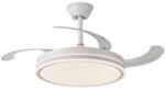 Rábalux Ventilator de tavan cu lumină Fluara 71364, LED 60W, telecomandă, alb (71364)