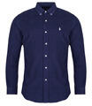 Ralph Lauren Hosszú ujjú ingek CHEMISE CUSTOM FIT EN VELOURS Tengerész EU L