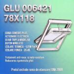 VELUX Fereastra VELUX 78X118 GLU 006421 + Rama EDW 2000 (VELUX GLU MK06 006421 + EDW 2000)