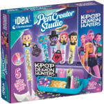 Clementoni Idea! K-Pop Vânătorii de Demoni: Studio creativ de creioane cu 5 creioane - Clementoni (18476)