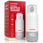 Mamimo Incalzitor portabil apa si lapte pentru bebelusi Mamimo, termos electric 500 ml, baterie 10.400 mAh, temperatura reglabila 37-55°C si 100°C, incalzire rapida, mentinere temperatura, dezinfectare, afis Incalzitor biberon