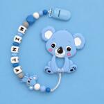 Nevora Névre szóló rágcsalánc - Koala - kék
