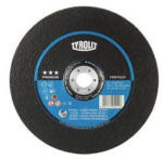 TYROLIT Csiszolókorong, Tyrolit Premium Fastcut A30P-BFX, 230 x 7 x 22, 2 mm, 27-es hajlított kivitel, acélhoz és rozsdamentes acélhoz