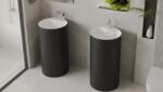 Niagara Wellness Niwell Lida 45x45x85 cm matt black/white (NW-MSZ-LID45-MBW)