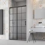 Radaway Usa de nisa culisanta, negru mat, Radaway Idea 6 Black DWJ Factory 387017-54-55L (387017-54-55L)
