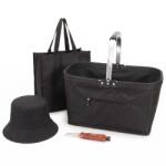 Sersimo Set pentru cules ciuperci 4 piese cu cos pliabil, geanta si cutit (CS-0193) Rucsac tura