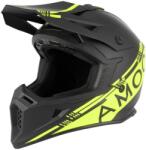 AMOQ Cască motocross AMOQ Meteor V2 Helmet Black/HiVis