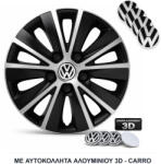 Versaco Set Capace De Roți Auto Rapide Compatibilitate Volkswagen 4 Bucăți 14 Argintii/Negre 004-02827 (004-02827)