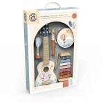 Speedy Monkey Set 5 instrumente muzicale din lemn (L), Speedy Monkey (BO-SM_SP5016) Instrument muzical de jucarie
