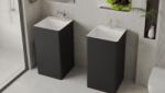 Niagara Wellness NIWELL Letta 45x45 cm matt black/white (NW-MSZ-LETT45-MBW)