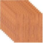 RIF REFCO 10x 3D Tapéta készlet, öntapadó/öntapadó, puha hab, modern kivitel, belső használatra, könnyen tisztítható, vízálló, méretei 70 cm x 70 cm x 0, 3 cm, vörös juhar, RIF REFCO ® (SET10-TAPETN_23)